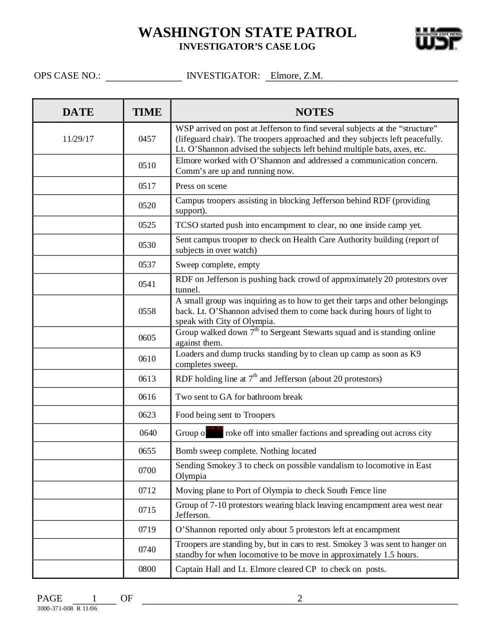 Page 1 of 32, Binder 1 attachments Redacted