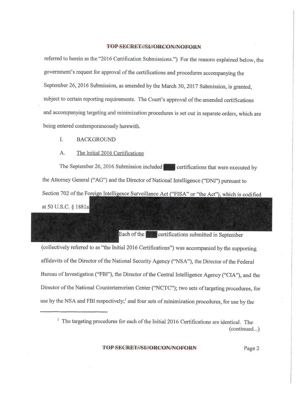 Page 2 of 99, FISA