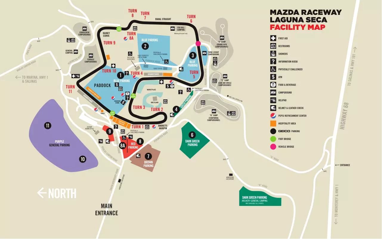 Page 1 of 1, mazda raceway location map outline 3feb16