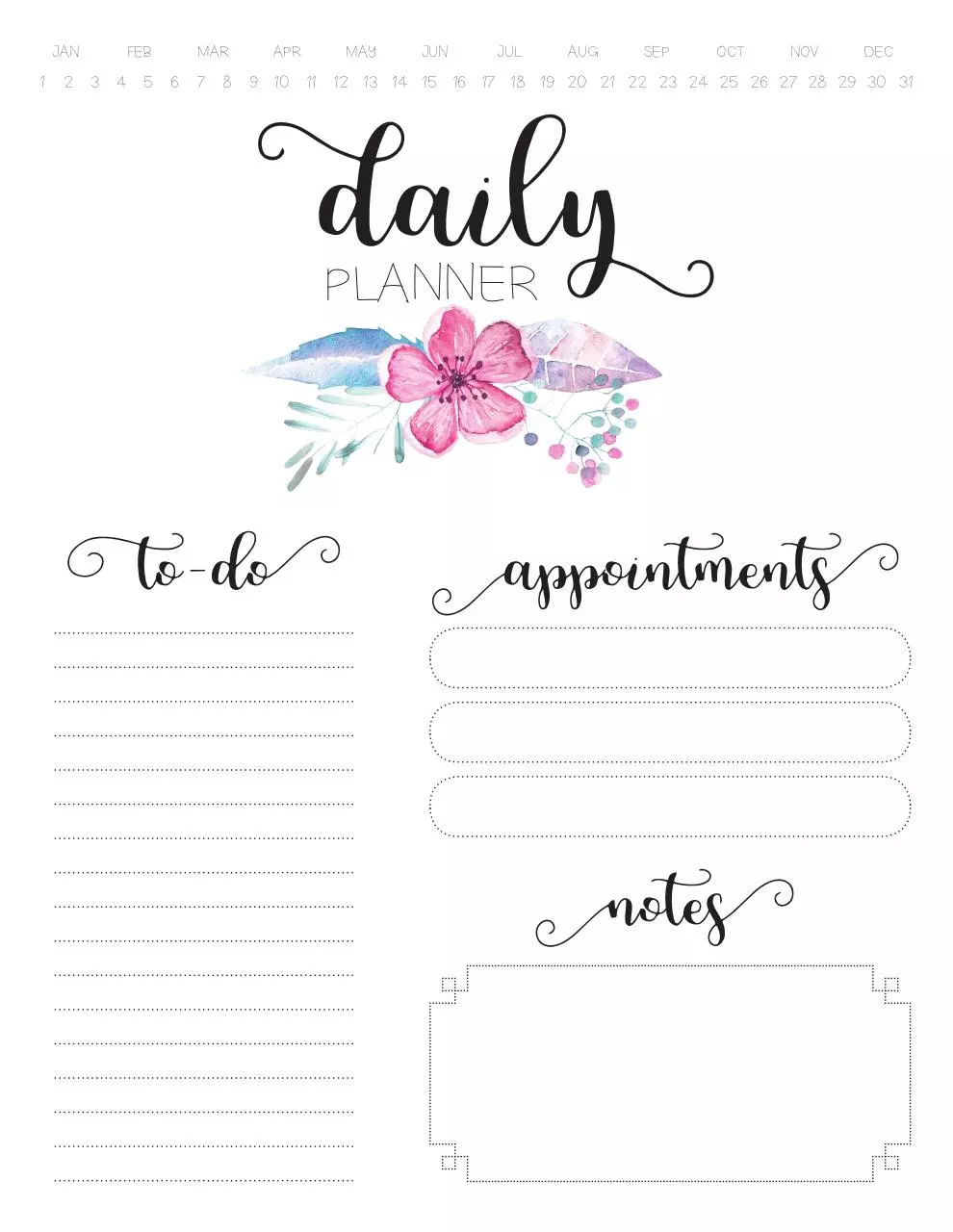Page 1 of 1, Planner 0013a