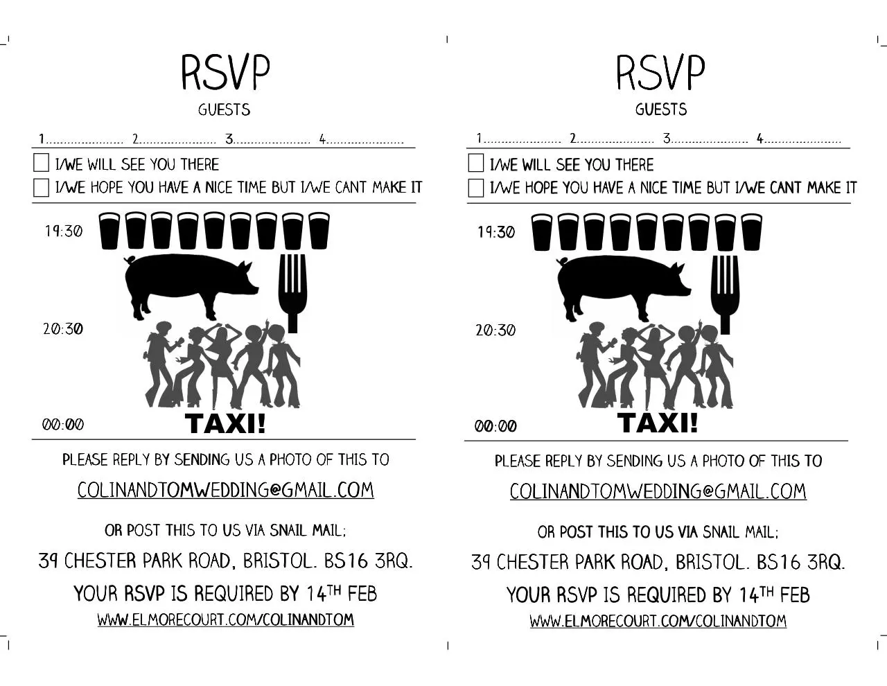 Page 1 of 1, RSVP EVENING