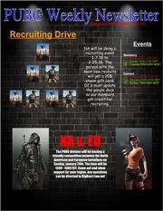 Page 1, TAW PUBG NEWSLETTER