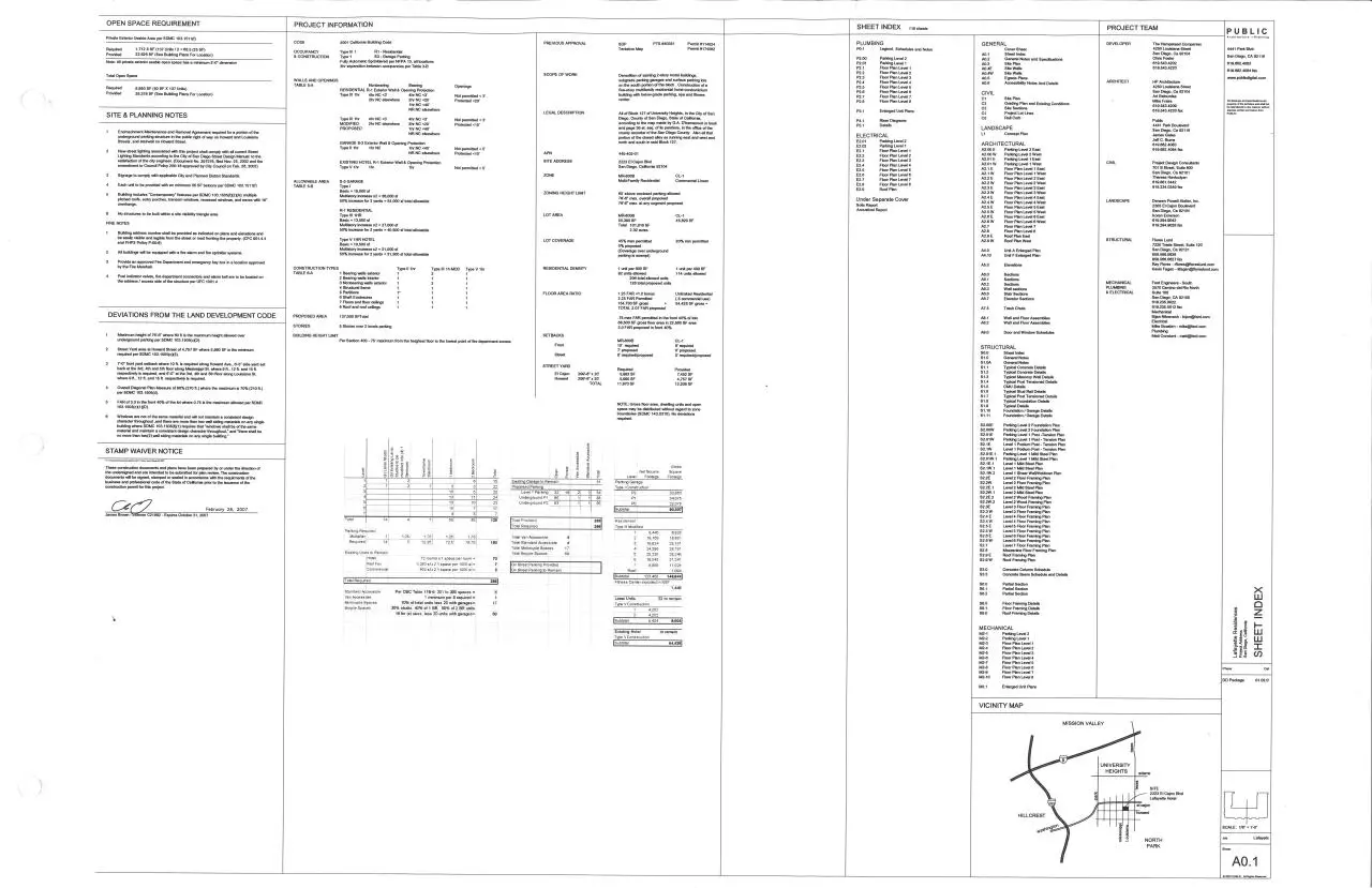 Page 2 of 34, Lafayette Residences Condo Plans