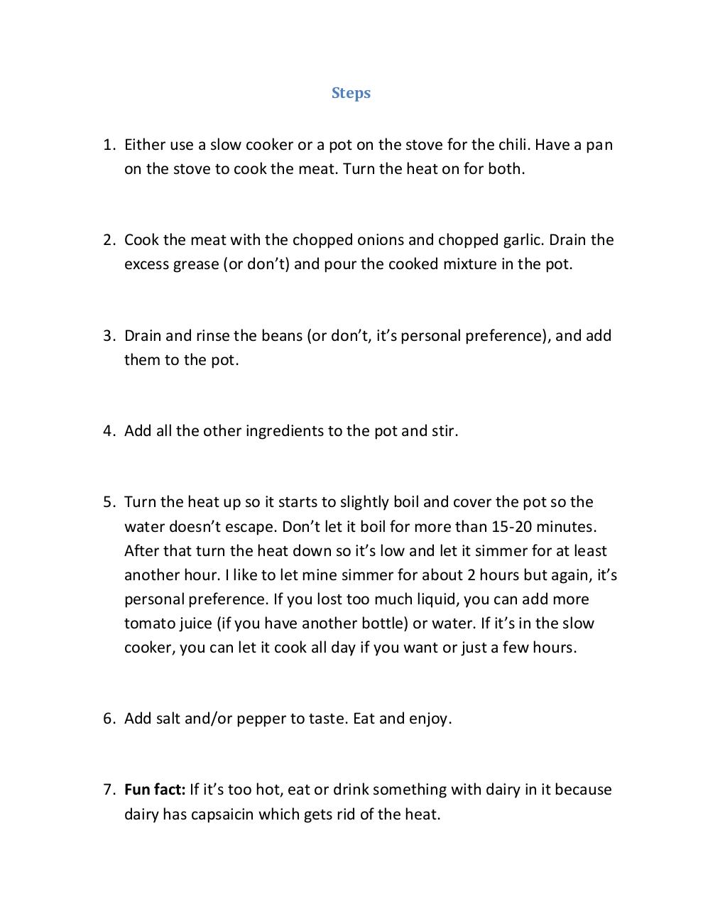 Document preview Wildfyre Chili Recipe.pdf - page 2/2