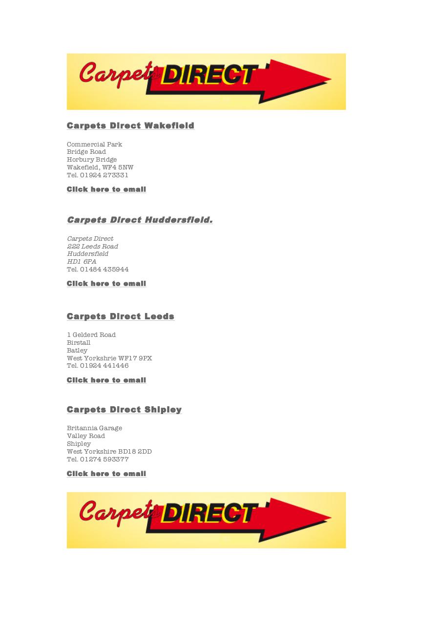 Document preview Carpets Direct Sites.pdf - page 1/1