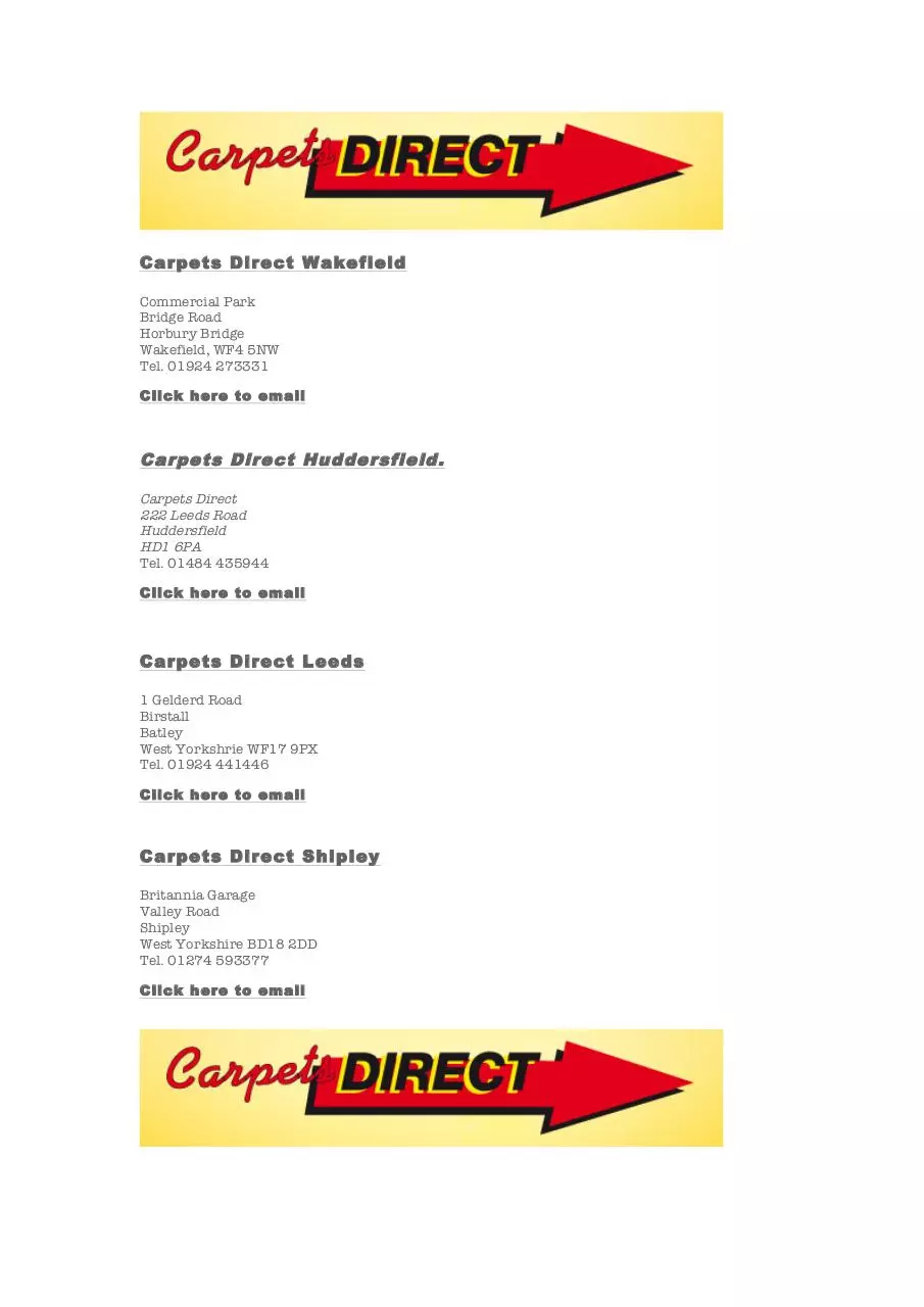 Document preview - Carpets Direct Sites.pdf - Page 1/1