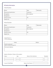 Page 2, Padmawati Convent School Admission Form
