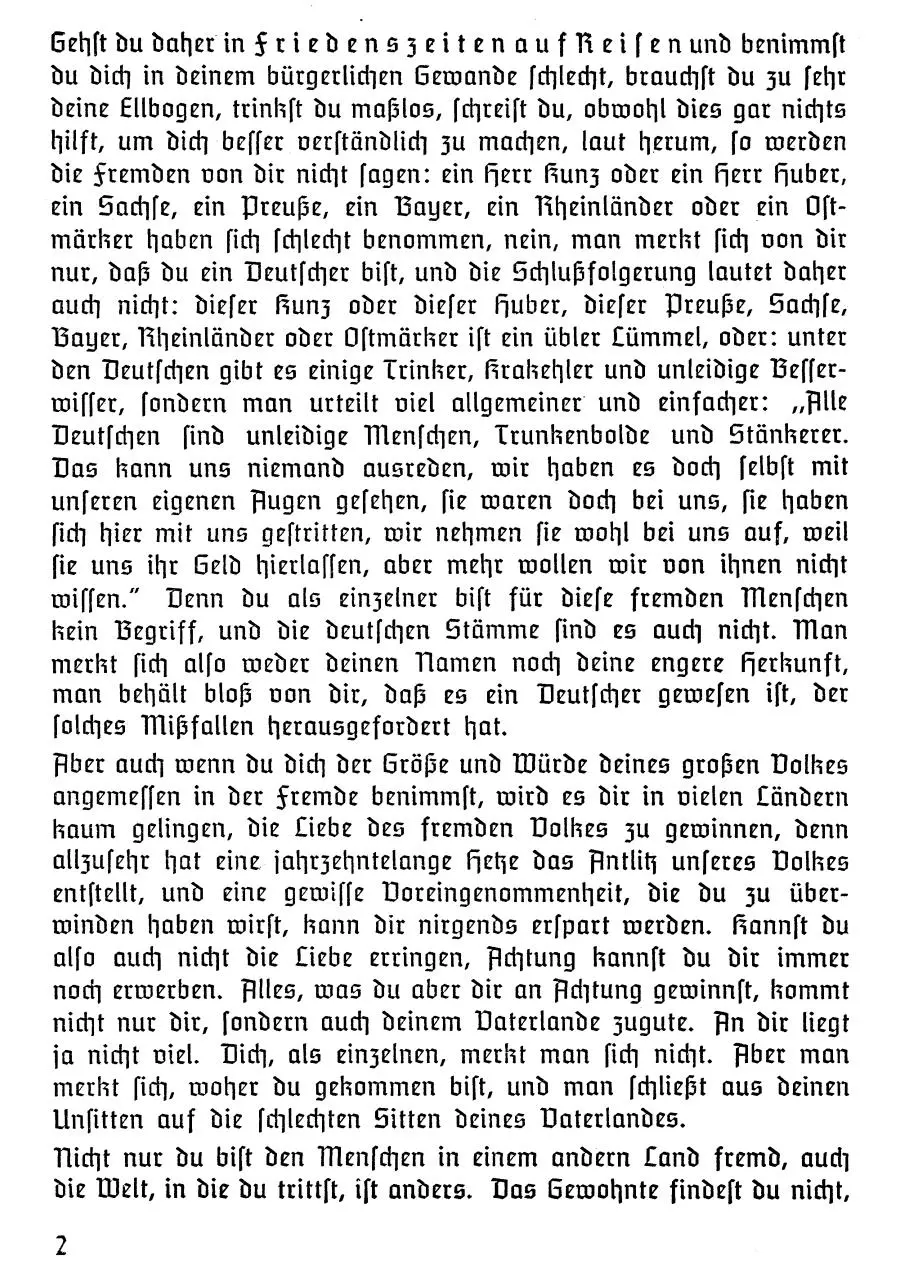 Page 3 of 32, Bruno Brehm Deutsche Haltung vor Fremden