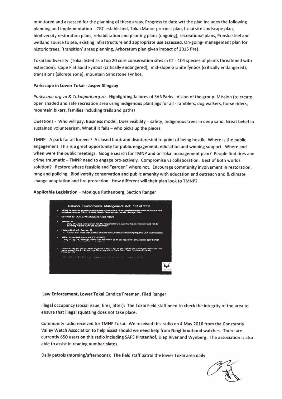 Page 2 of 5, Lower Tokai Meeting 19 07 2016
