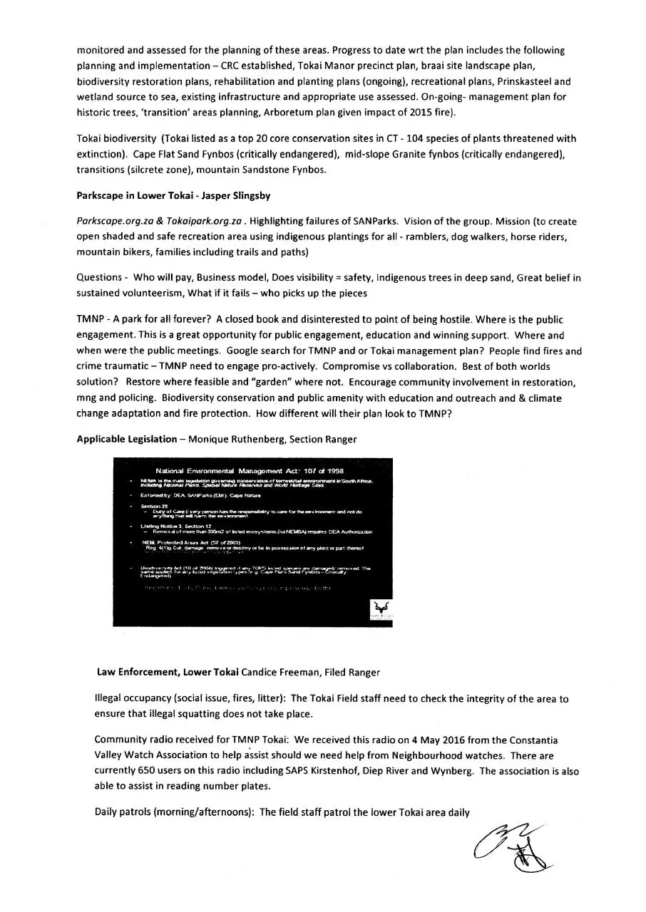 Page 2 of 5, Lower Tokai Meeting 19 July 2016