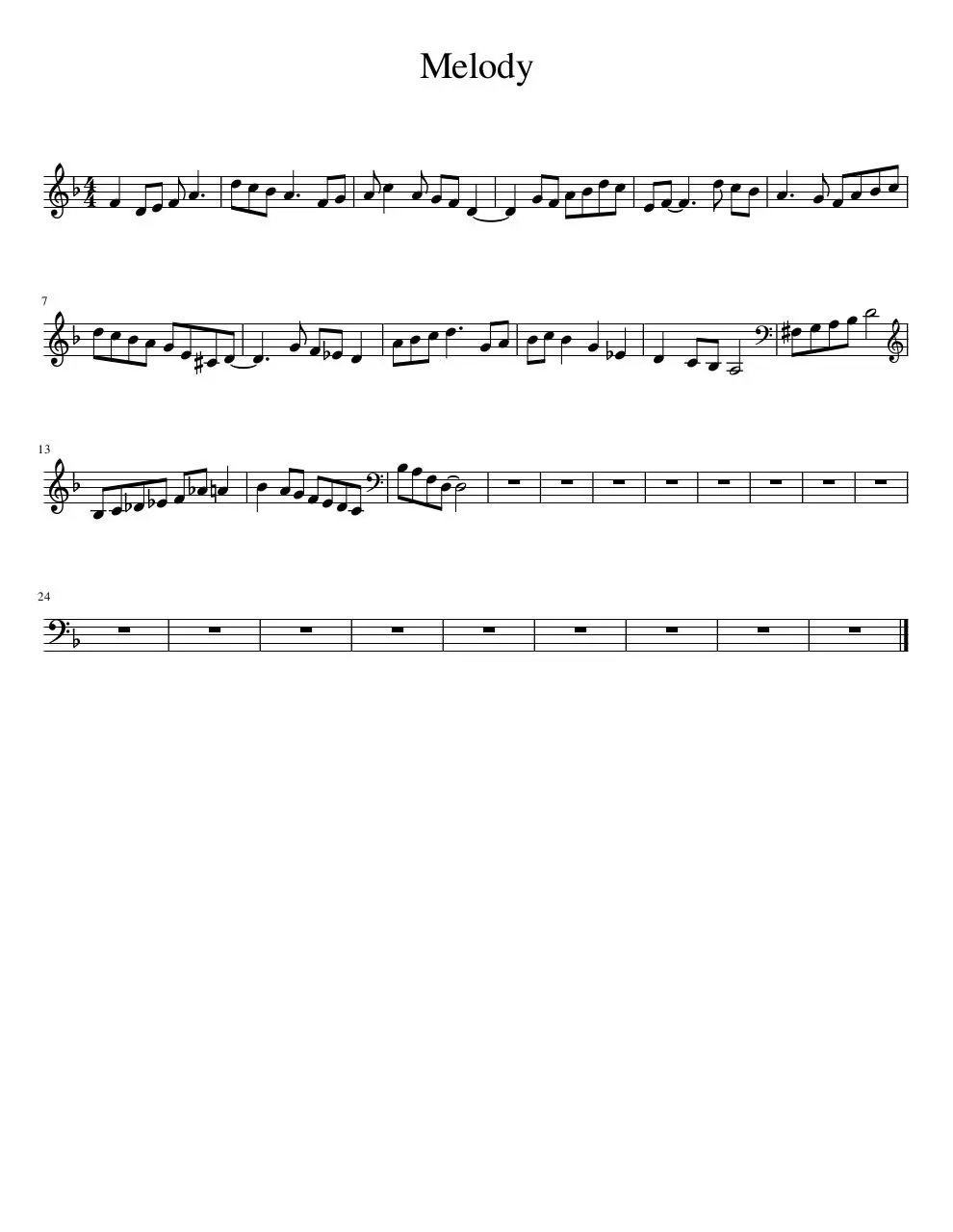Page 1 of 1, Melody7