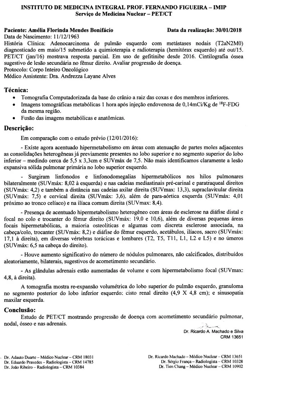 Page 1 of 1, PET SCAN