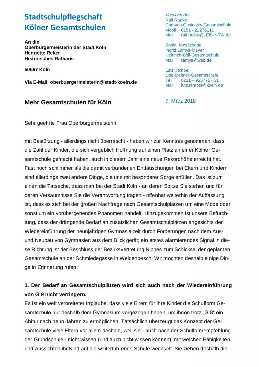 Page 1 of 4, 180307 OB Reker Offener Brief