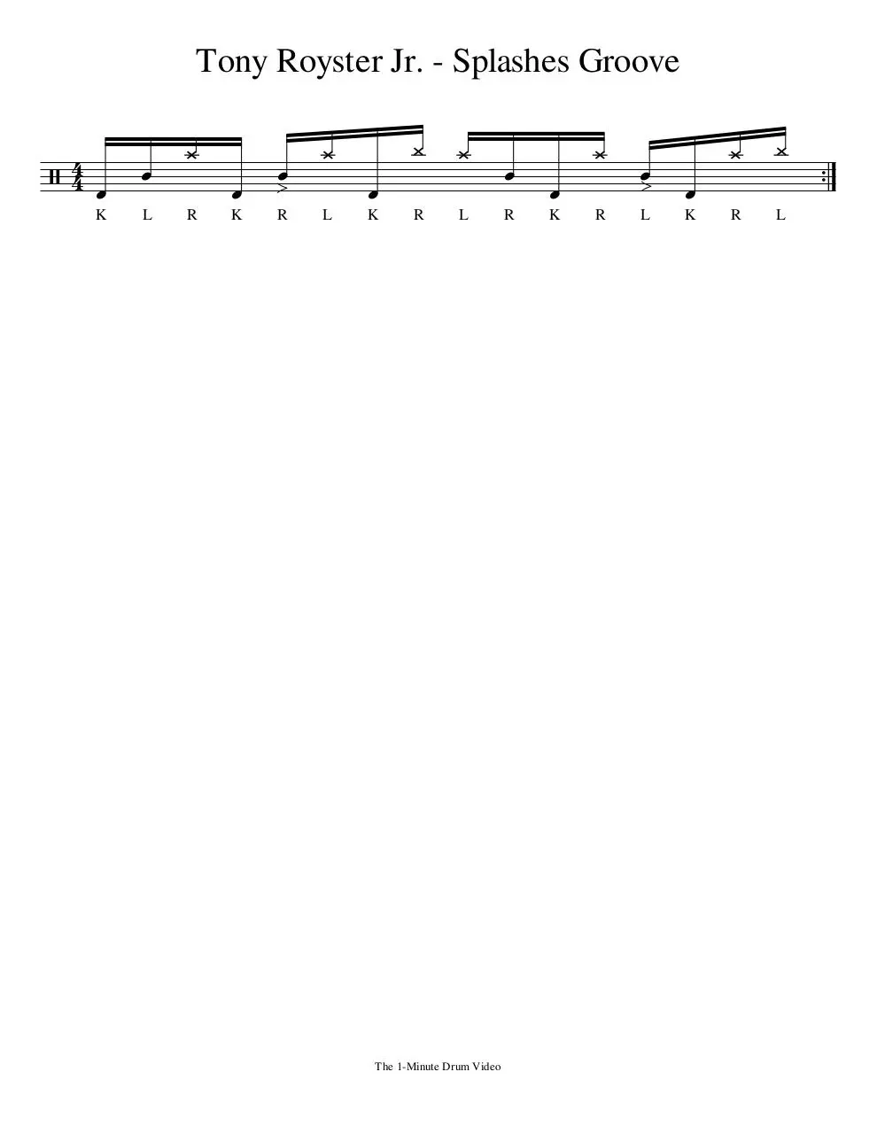 Page 1 of 1, Tony Royster Jr splashes groove