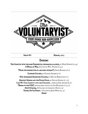 Page 1, The Front Range Voluntaryist Issue #1