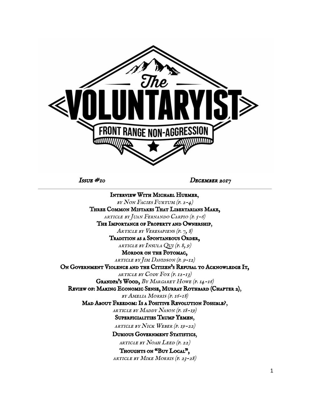 The Front Range Voluntaryist Issue #10.pdf - page 1/29