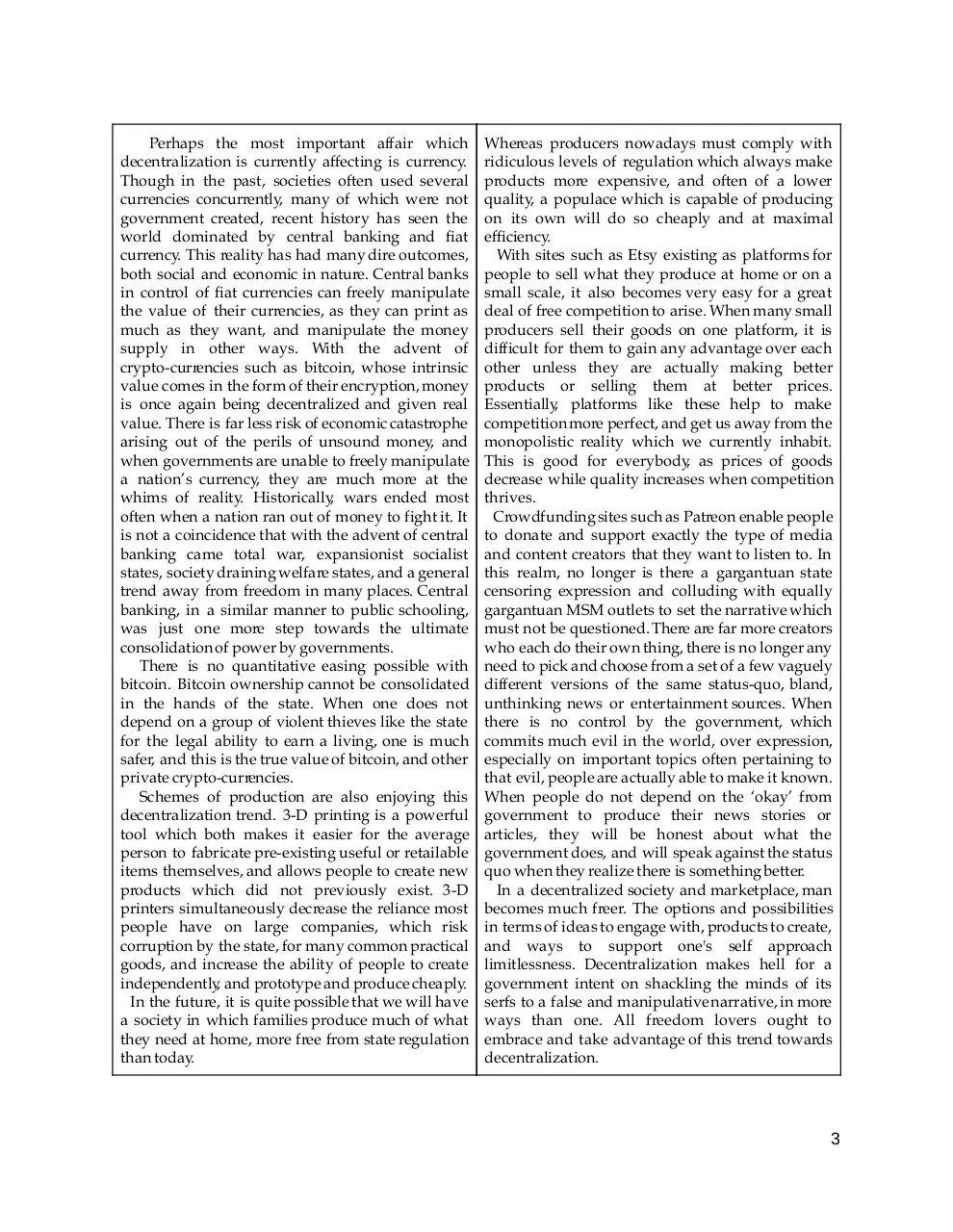 Page 3 of 28, The Voluntaryist Issue #5 Google Docs