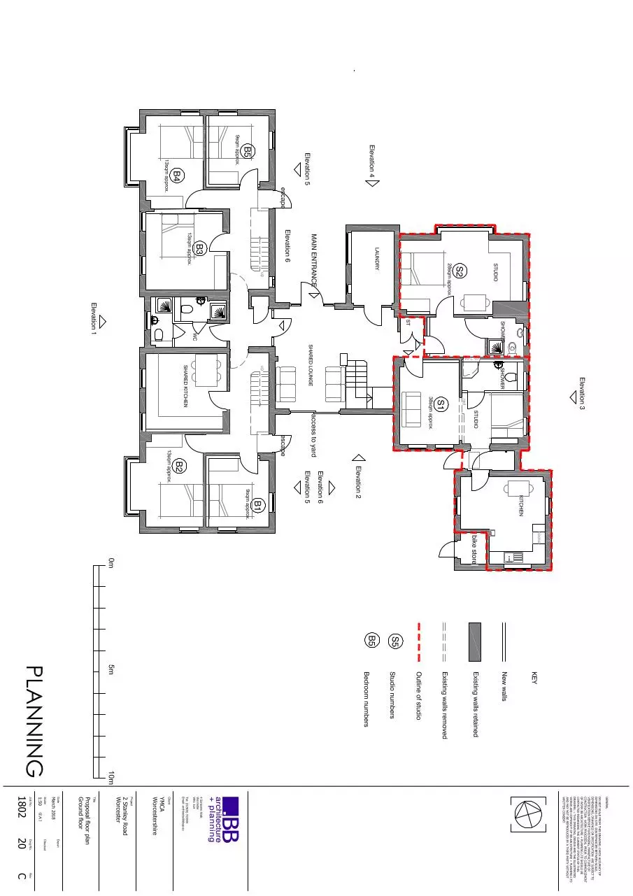 Page 1 of 1, 20C proposed floor plan ground