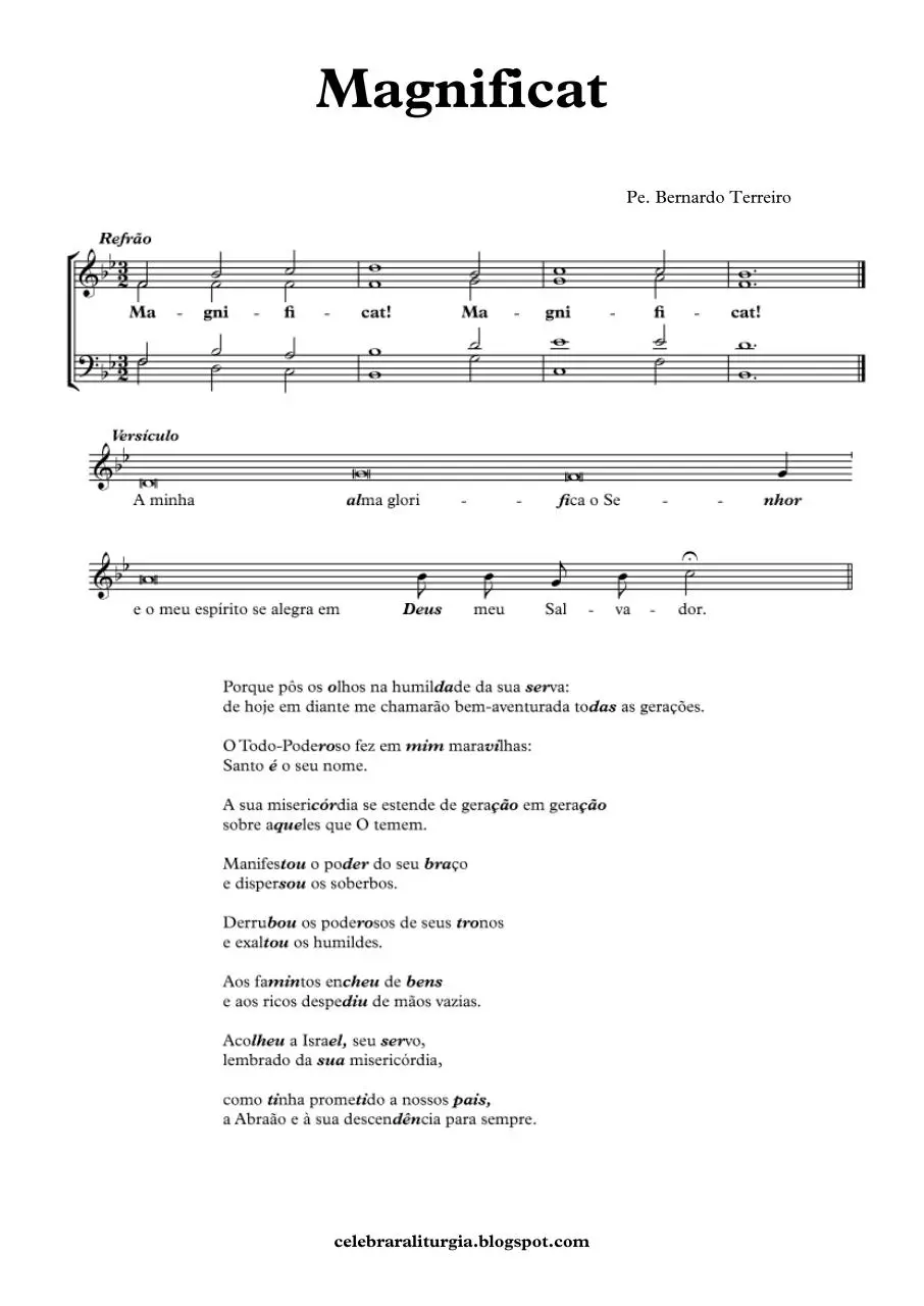 Page 1 of 1, Magnificat 2