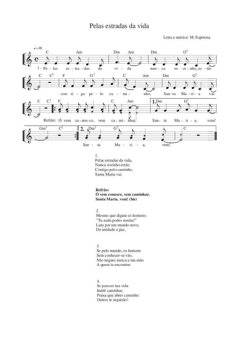 Page 2 of 17, Magnificat B. Terreiro (Fatima melody) 4