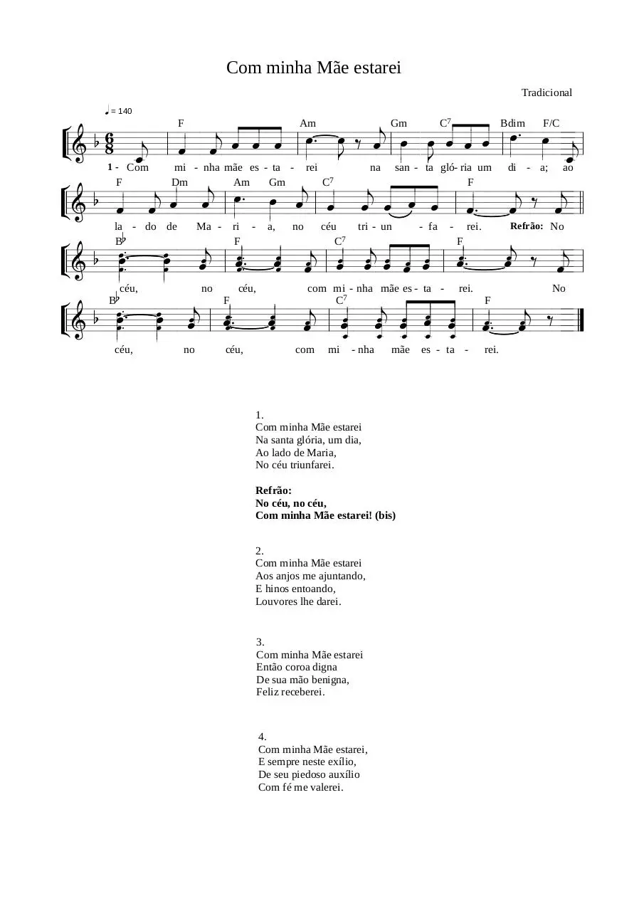 Page 3 of 17, Magnificat B. Terreiro (Fatima melody) 4