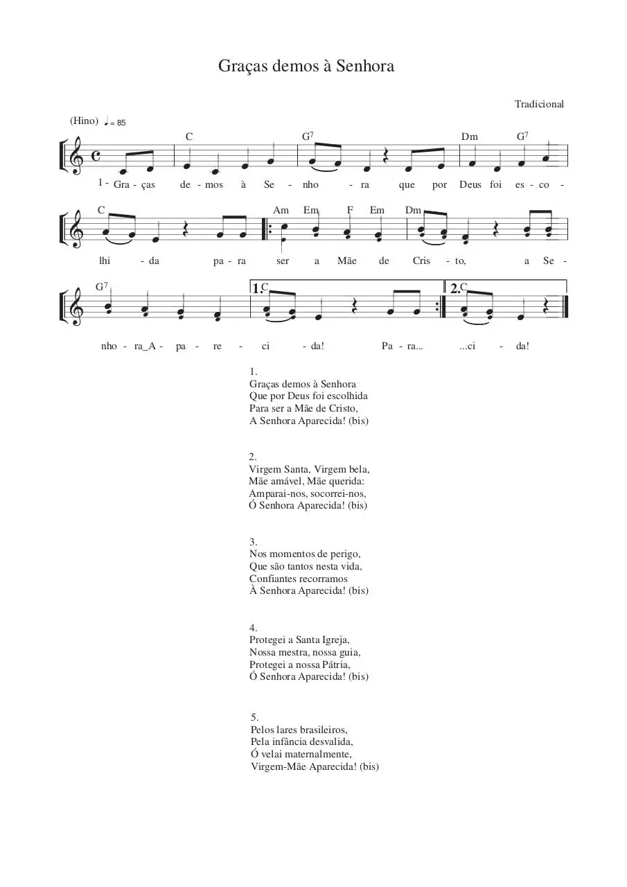Page 5 of 17, Magnificat B. Terreiro (Fatima melody) 4
