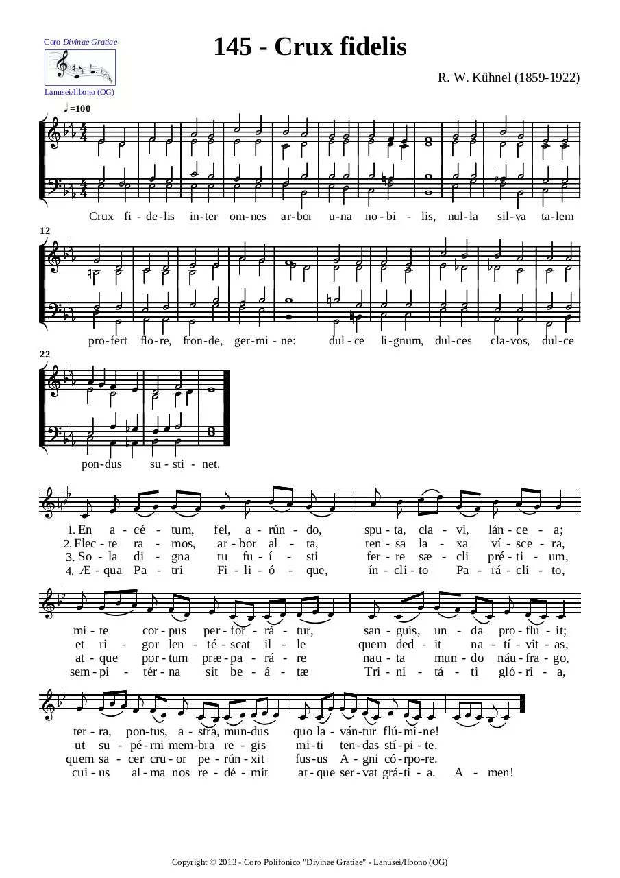 Page 1 of 1, R. Kühnel Crux fidelis