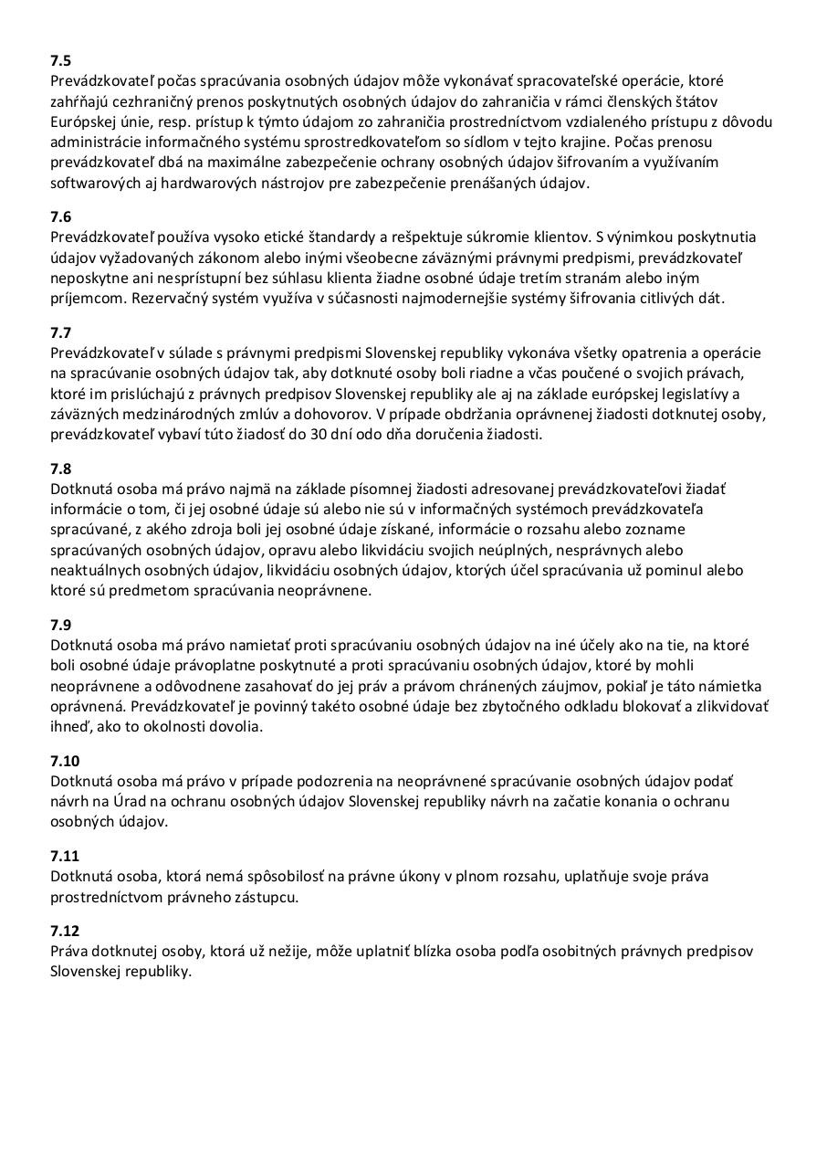 Document preview Ochrana osobnÃ½ch Ãºdajov.pdf - page 2/2