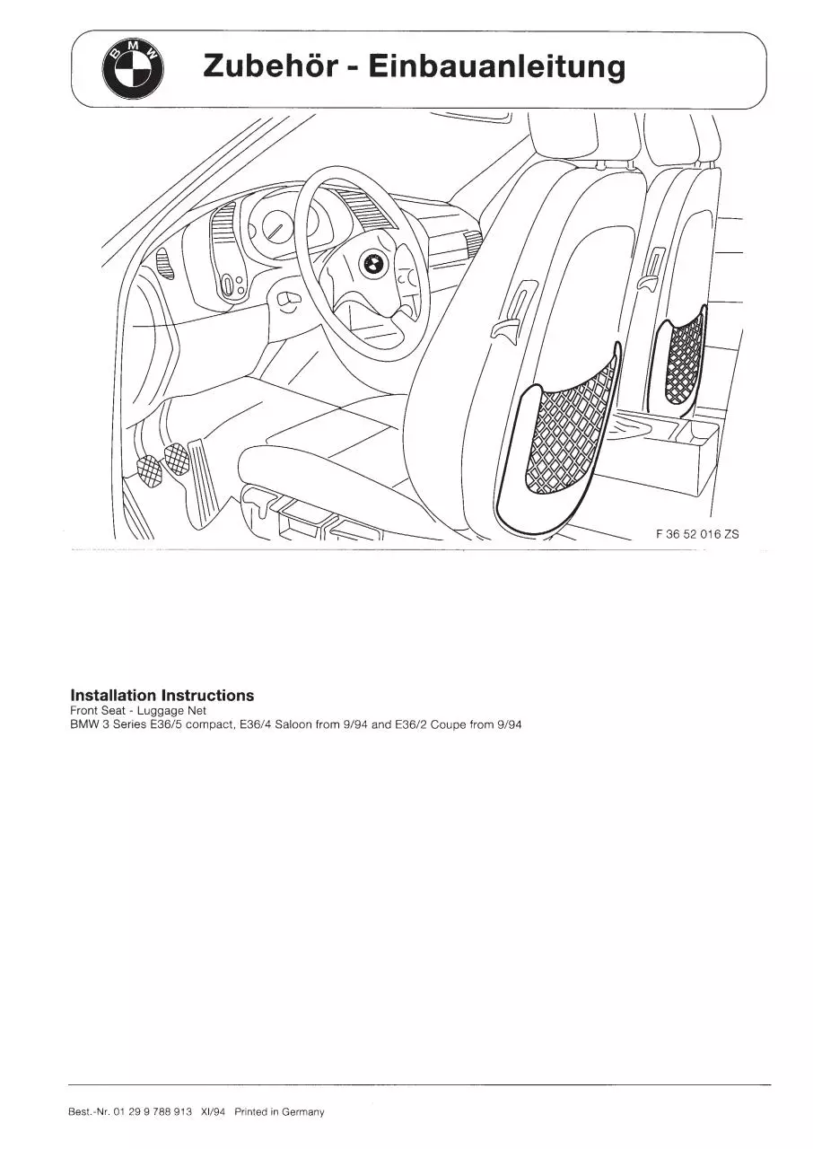 Page 1 of 3, Seat Rear Net