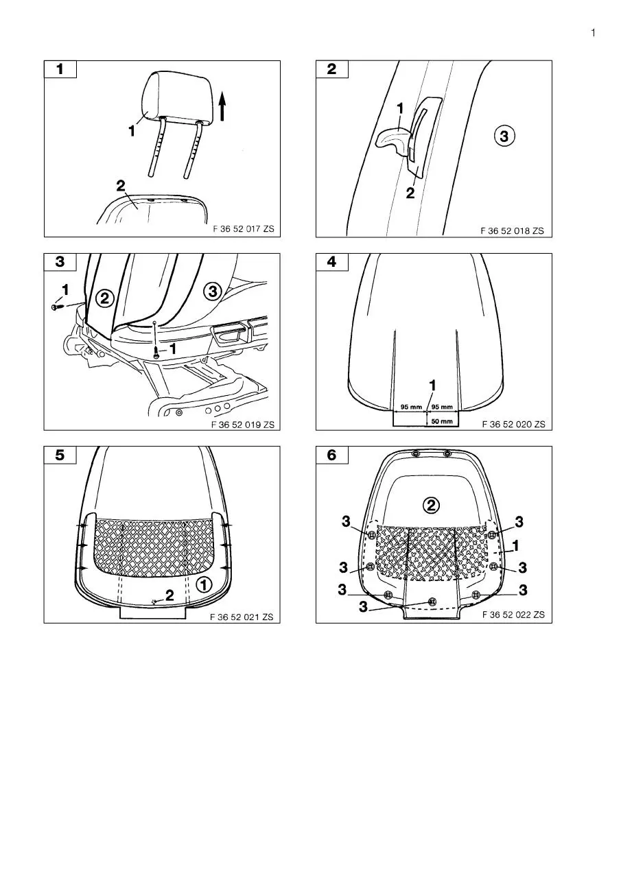 Page 3 of 3, Seat Rear Net