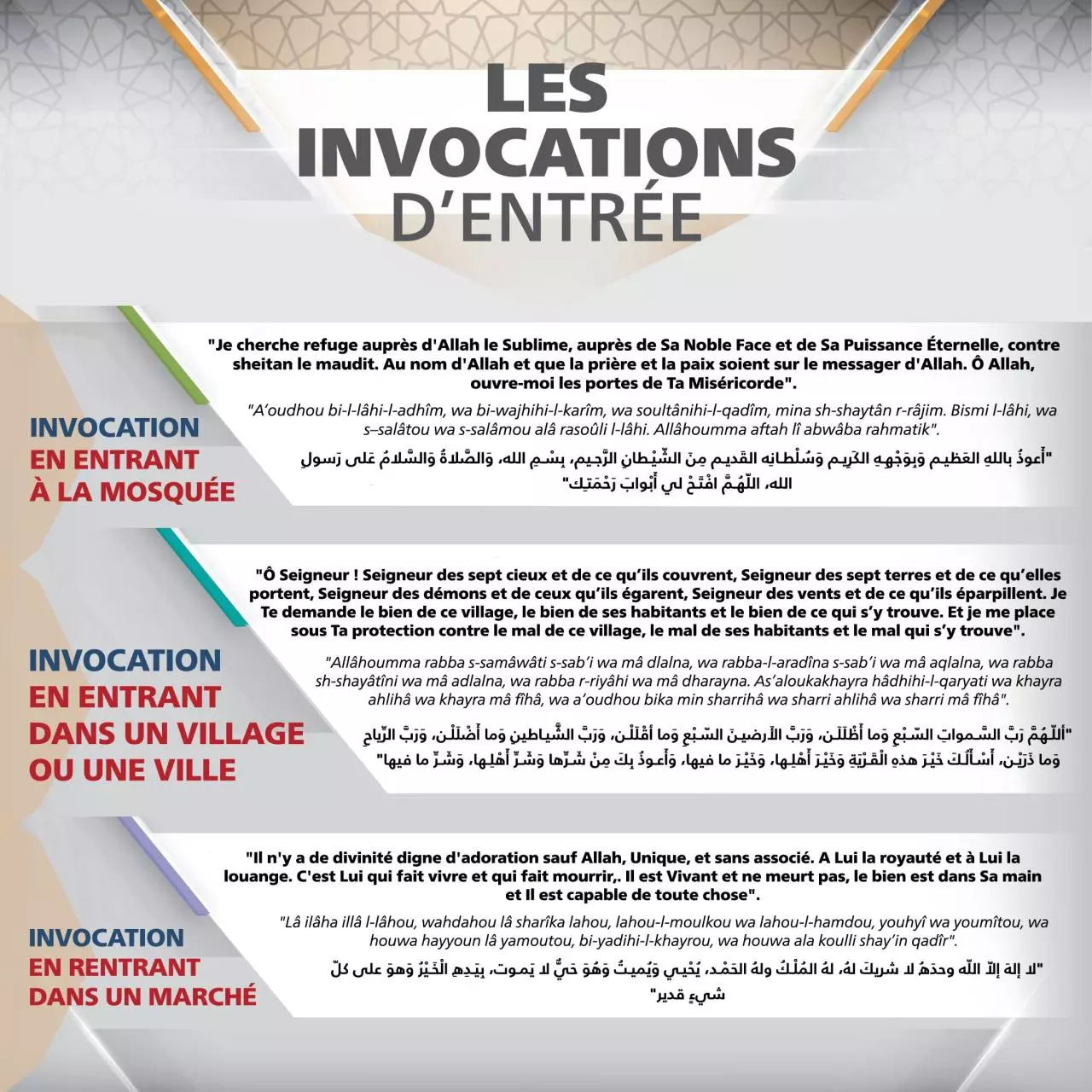 Page 2 of 3, Les invocations d'entrée