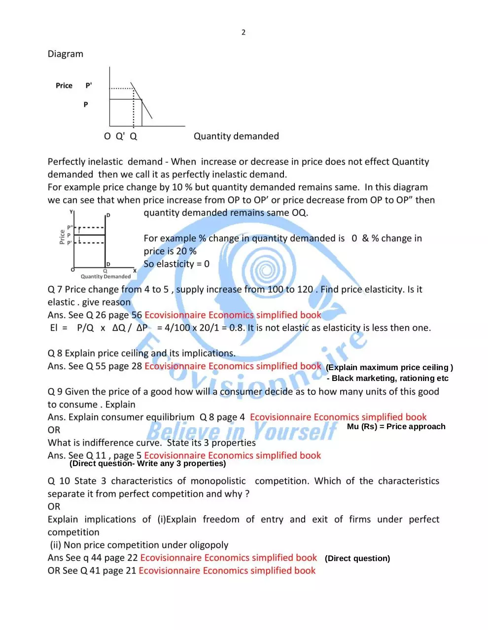 Page 2 of 5, 2018 economics cbse solution with quest