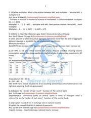 Page 4, 2018 economics cbse solution with quest