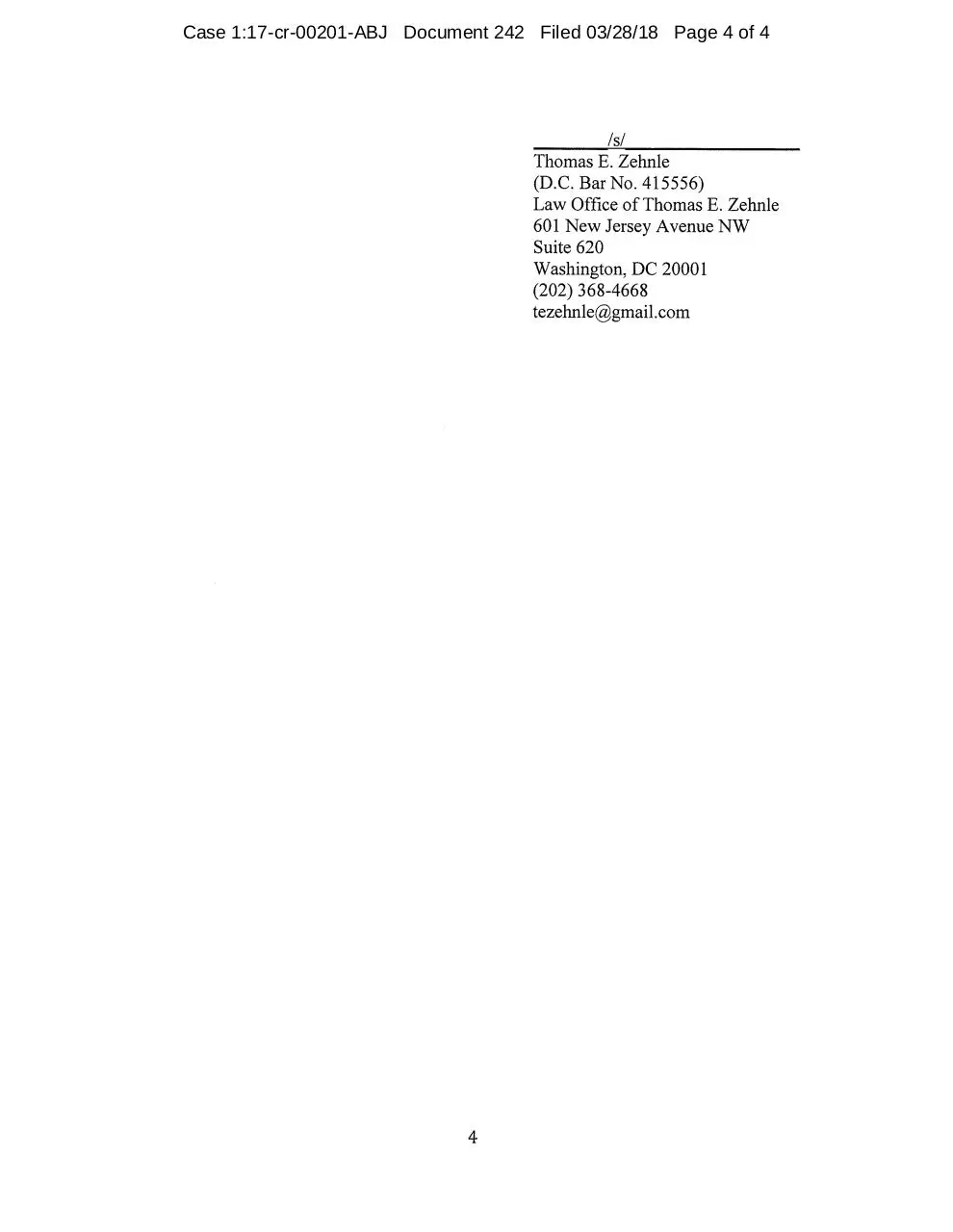 Page 4 of 5, affidavits