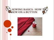 button sewing