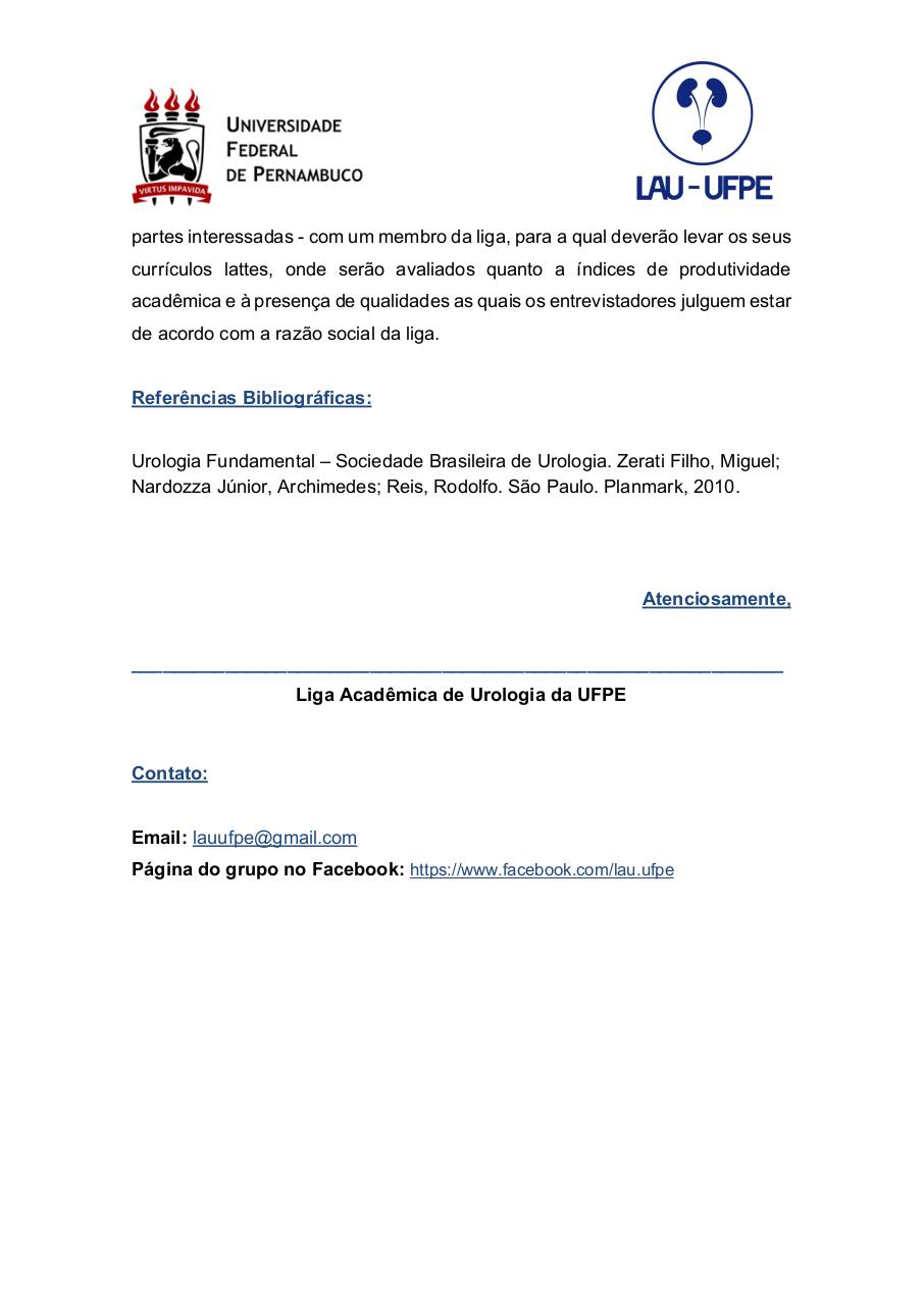 Document preview EDITAL DO PROCESSO SELETIVO LAU-UFPE 2018-2019.pdf - page 4/4
