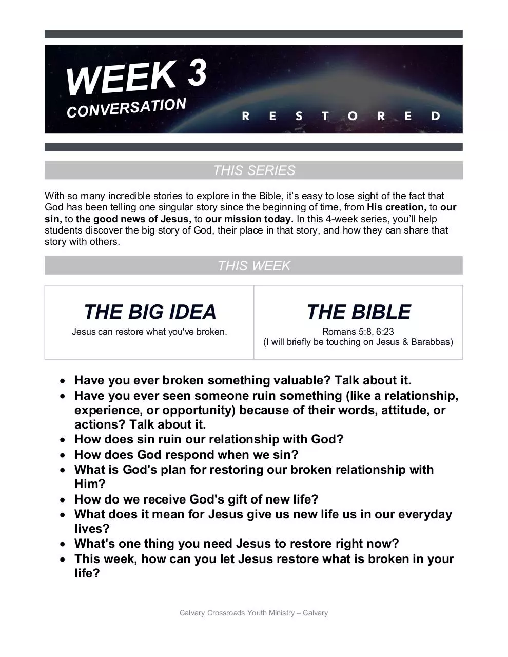 Page 1 of 1, ConvoWeek3