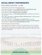 Page 2, Sponsorship Packet