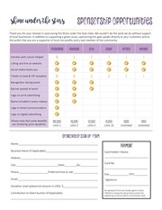 Page 2, TSWGO Gala Sponsor Sheet 2018