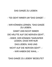 Page 1, D. Ganze zu lieben.