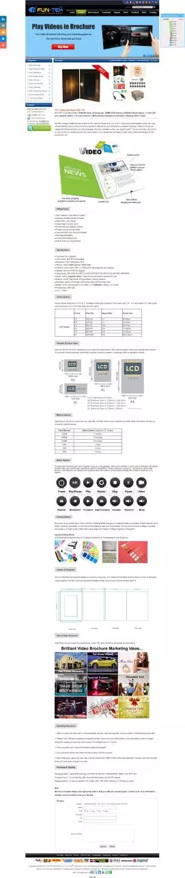 Page 1 of 1, 10.1 inch Video Brochure VGC 10 with Control Buttons