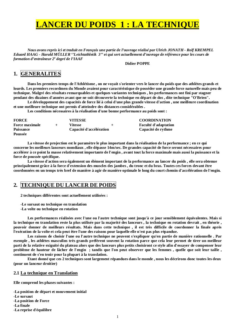 ANALYSE TECHNIQUE LANCER DU POIDS.pdf - page 1/14