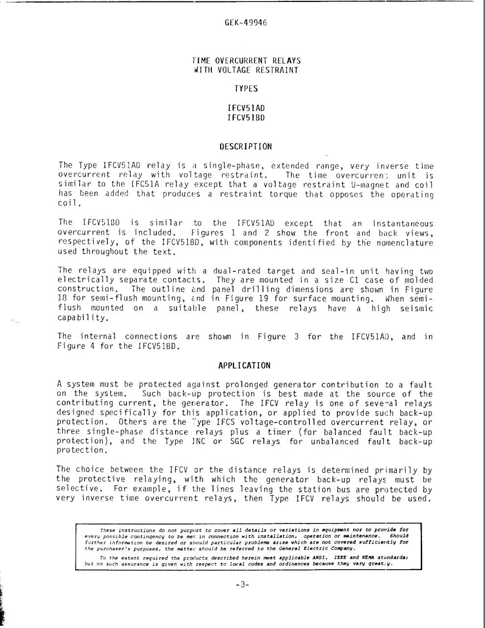 Page 3 of 39, GEK 49946E