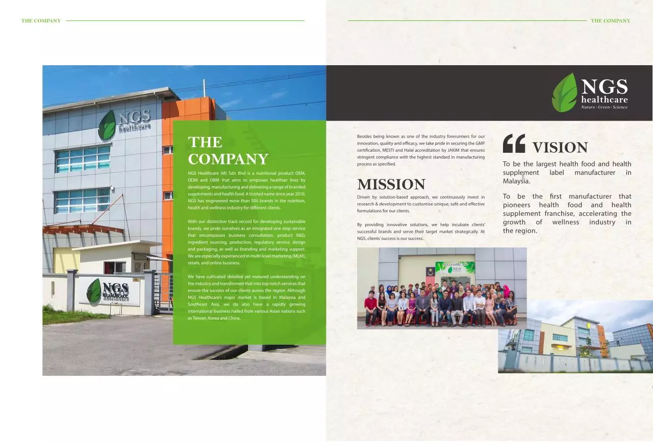 Page 2 of 6, Official Sales Kit18 1 18 725pm this one alvin this is company profile