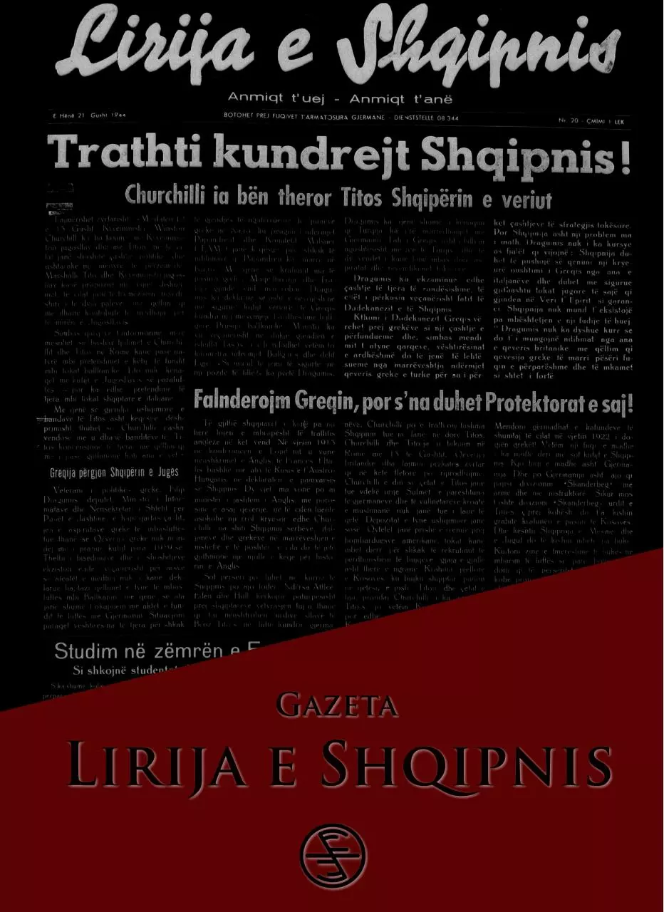 Page 1 of 59, Lirija e Shqipnis