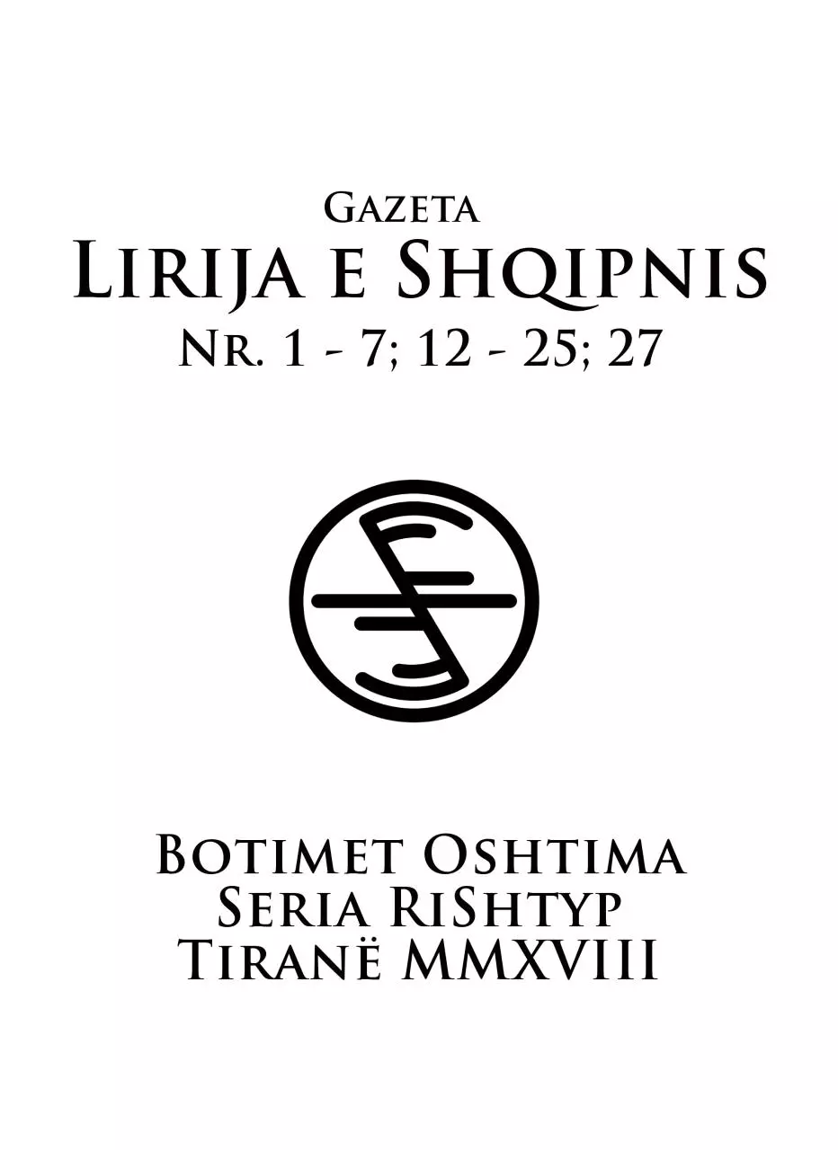 Page 2 of 59, Lirija e Shqipnis