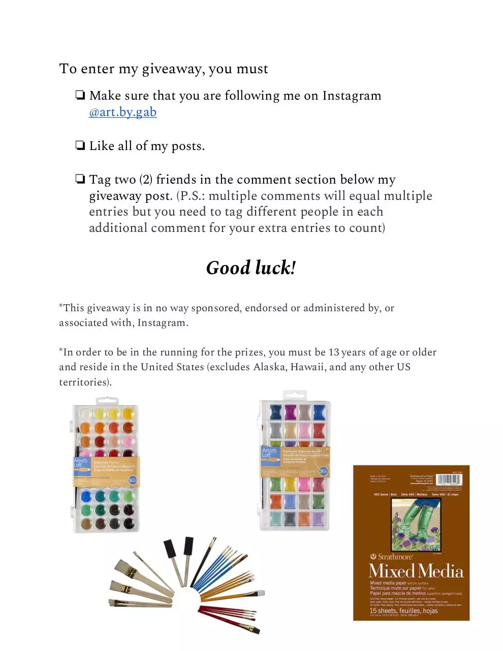 Page 1 of 1, Official 2,000 Follower Giveaway Instructions Guidelines 2