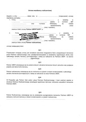 Page 1, Umowa rozliczeniowa