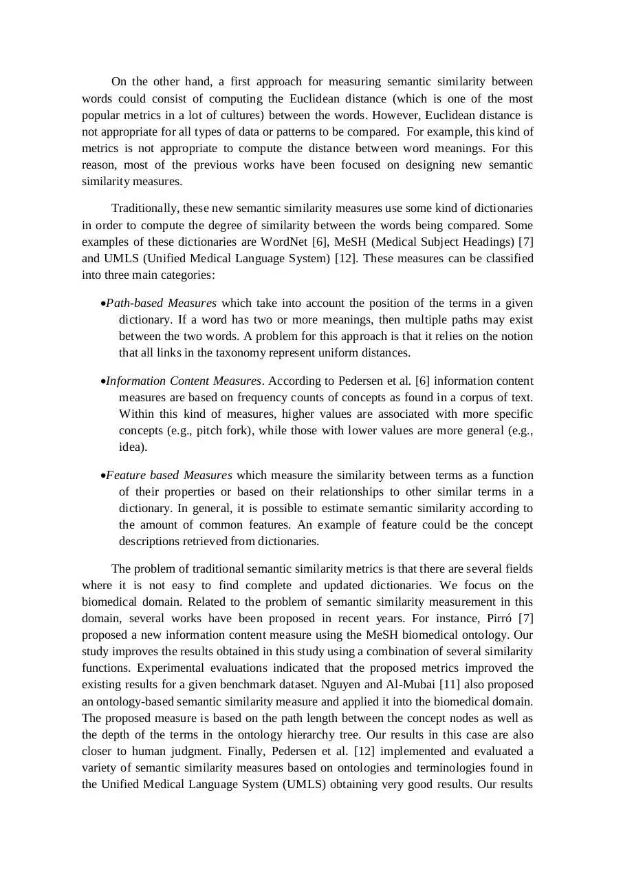 Page 3 of 18, Biomedical Semantic Similarity