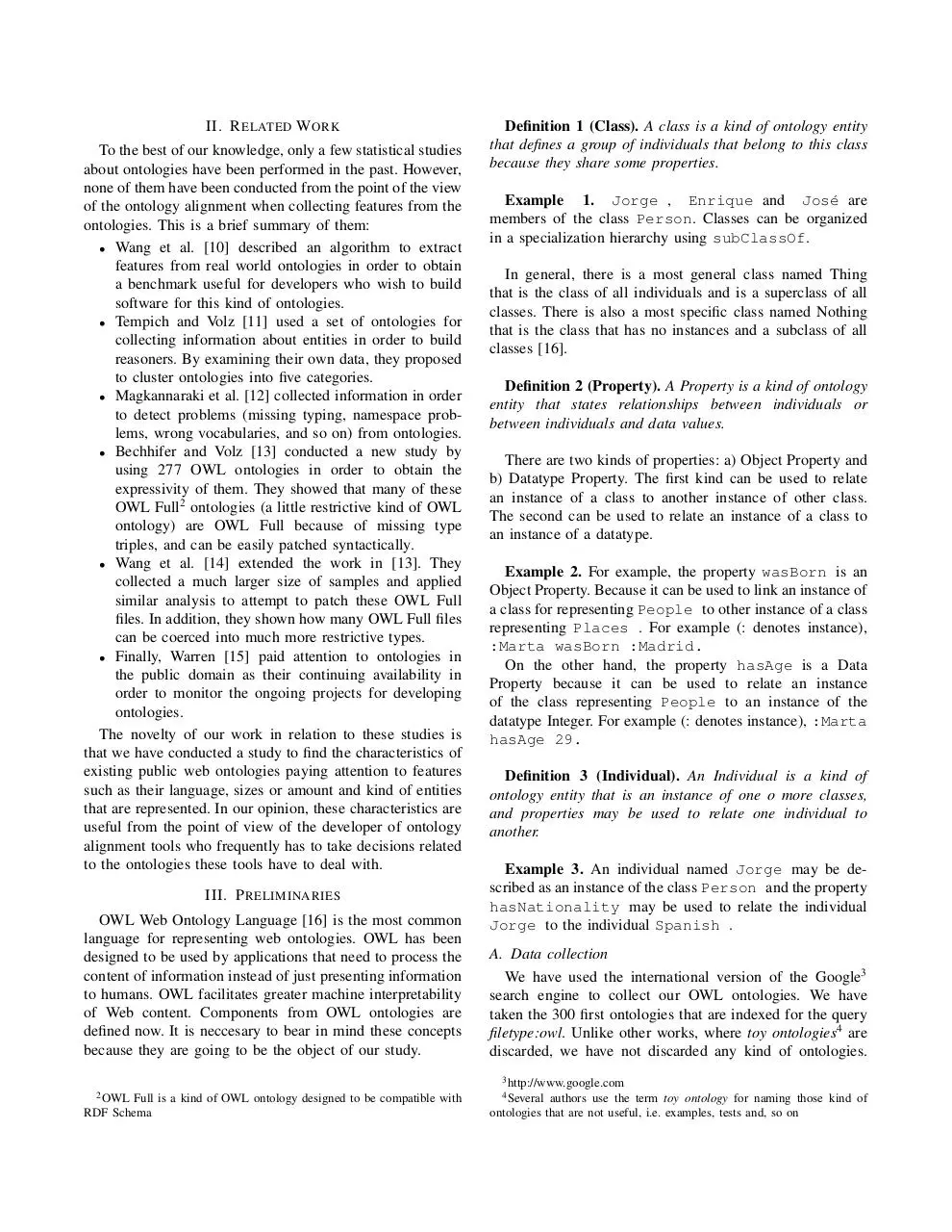 Page 2 of 6, Existing OWL Ontologies